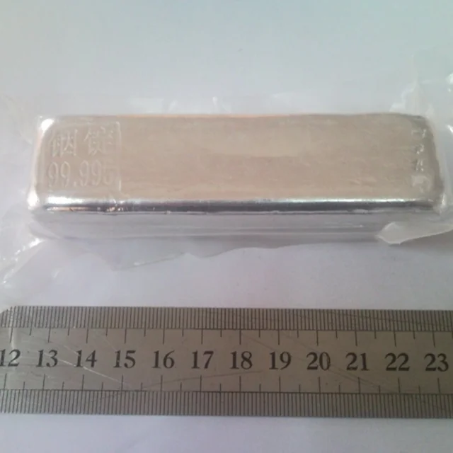 Indium Ingot 99.995% Indium Ingots Metal In Ingots 5n 6n High Purity Indium on Sale