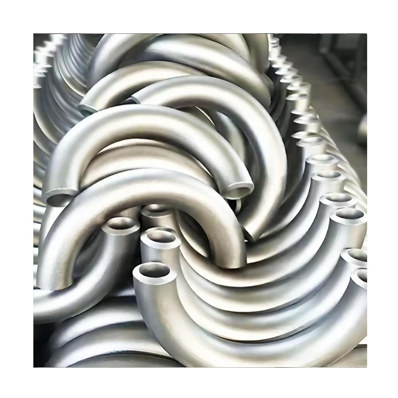 Stainless Steel Radius Seamless Pipe Bend 304 316L Hot Induction Long Bend 180 Degree for sale