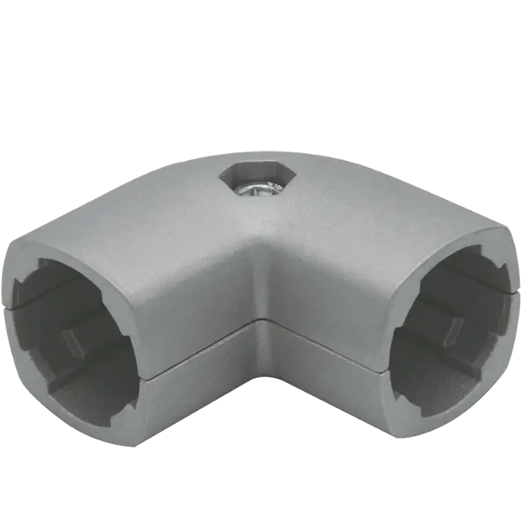 DYJ28-A15 Connector Outer Type 90 lean pipe aluminum pipe joint lean tube