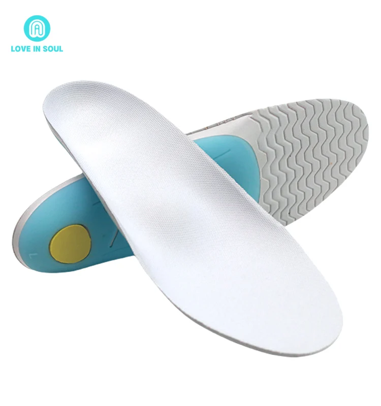 Arch Support Insole Shock Absorption Foot Protection Shoes Insert Antimicrobial Flat Feet Orthopedic Insoles Custom Orthotics