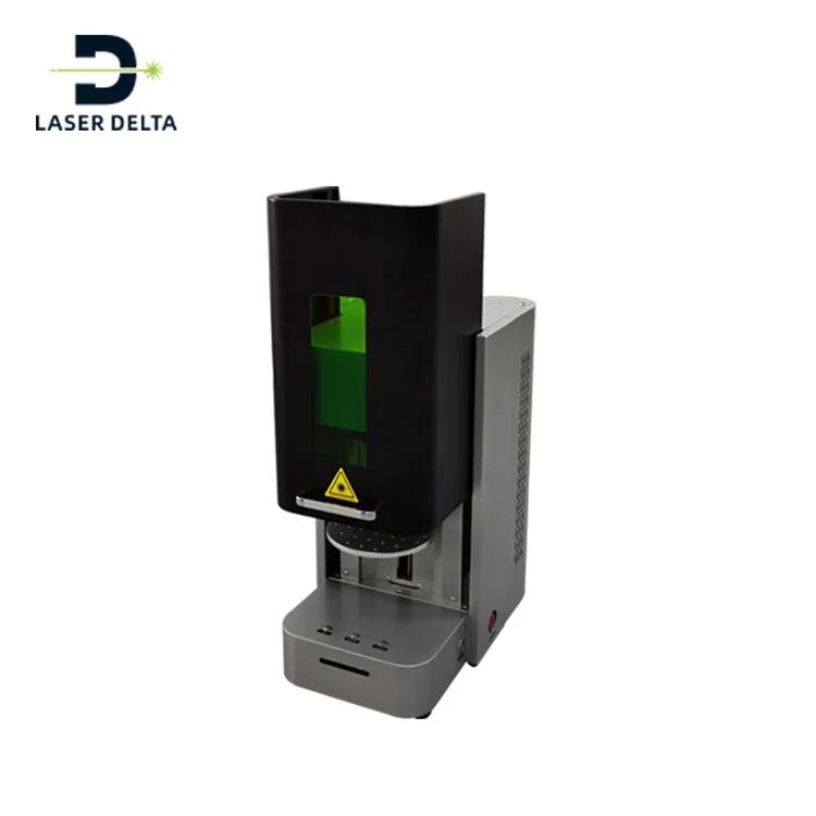 Delta Enclosed Laser marking machines 20w deep engraving laser marking machine portable multi color fiber laser marking machine