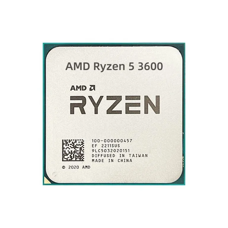 Электронный компонент Ryzen 5 1600 amd ryzen 5 3600 5500 процессор 3,2 ГГц шестиядерный с двенадцатью потоками 65 Вт
