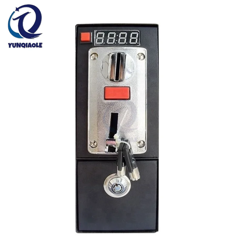 6 Different Coins Type Multi Coin Operated Timer Control Box For Laundry