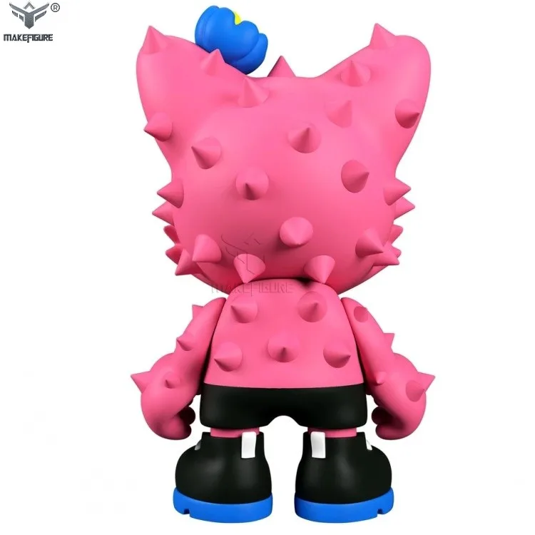 collectible vinyl action figure toy, 9inch pink color vinyl action figure, custom made pvc vinyl action figure with thorn body