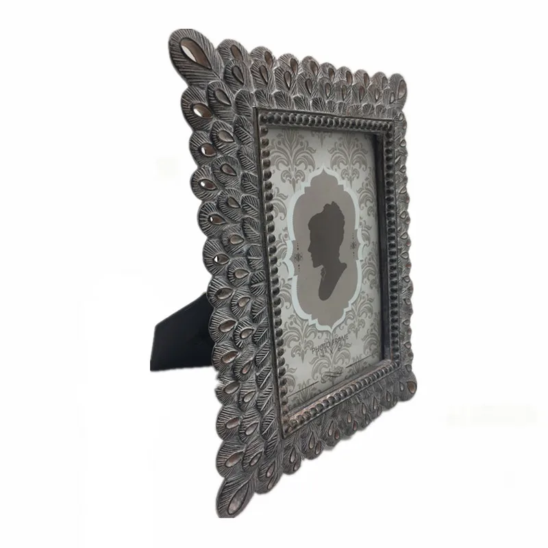 Wholesale Rustic Custom Natural Table Picture Photo Frame, Vintage Bulk Table Art Imitation Wood Picture Frames For Home Decor