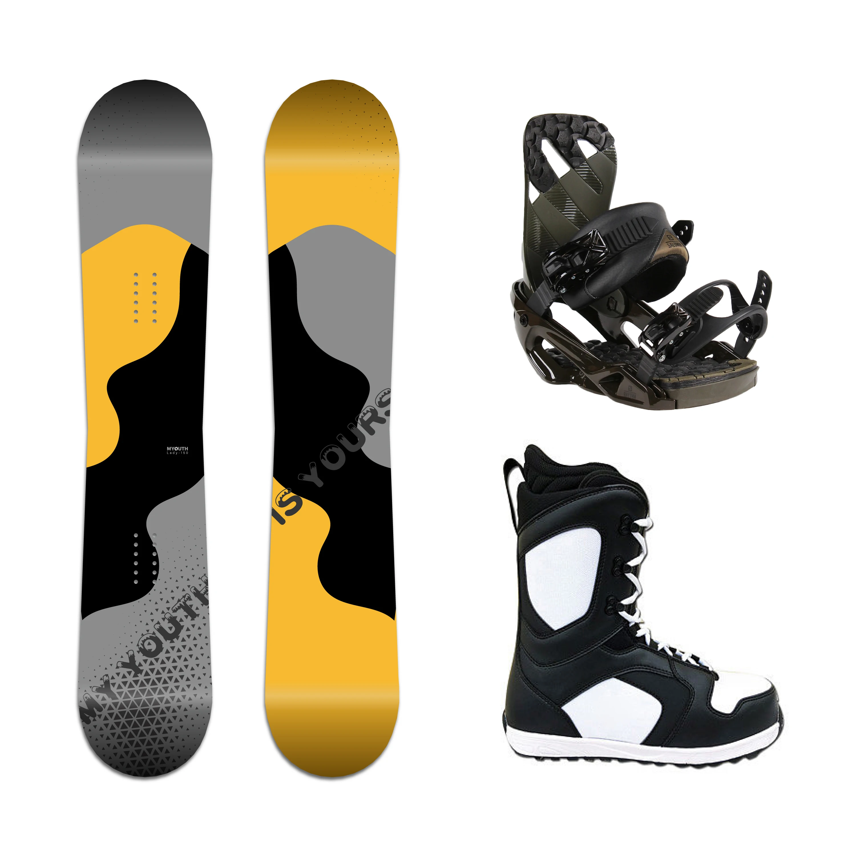 Beginner UV Costing Snowboard Carbon Strip Sandwich Hard Snowboard Splitboard Snowboard