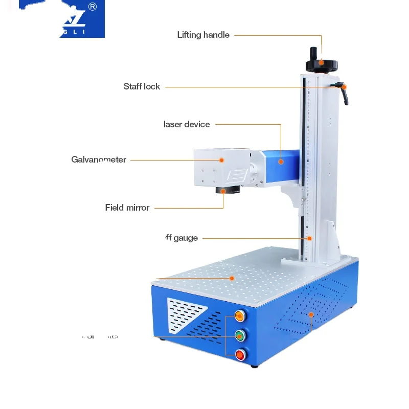 desktop 50w fiber laser marking machine 20w 30w 50w metal laser marker for aluminum/stainless steel