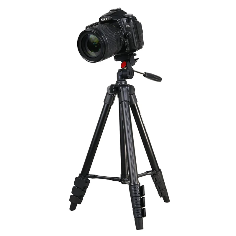 Fotopro Aluminium Metal 3 Way Traveler Video Fluid Head Compact Camera Tripod for DSLR