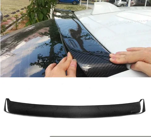 Carbon fiber car rear roof spoiler window wing lip BMW 5 Series F10 basic M sports M5 2010 - 2016