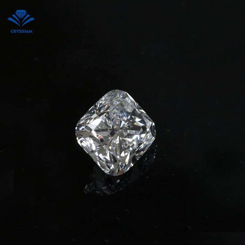 CRYSDIAM Cushion Cut SI1 loose cvd diamond cvd diamond loose white 0.5 carat cvd diamond