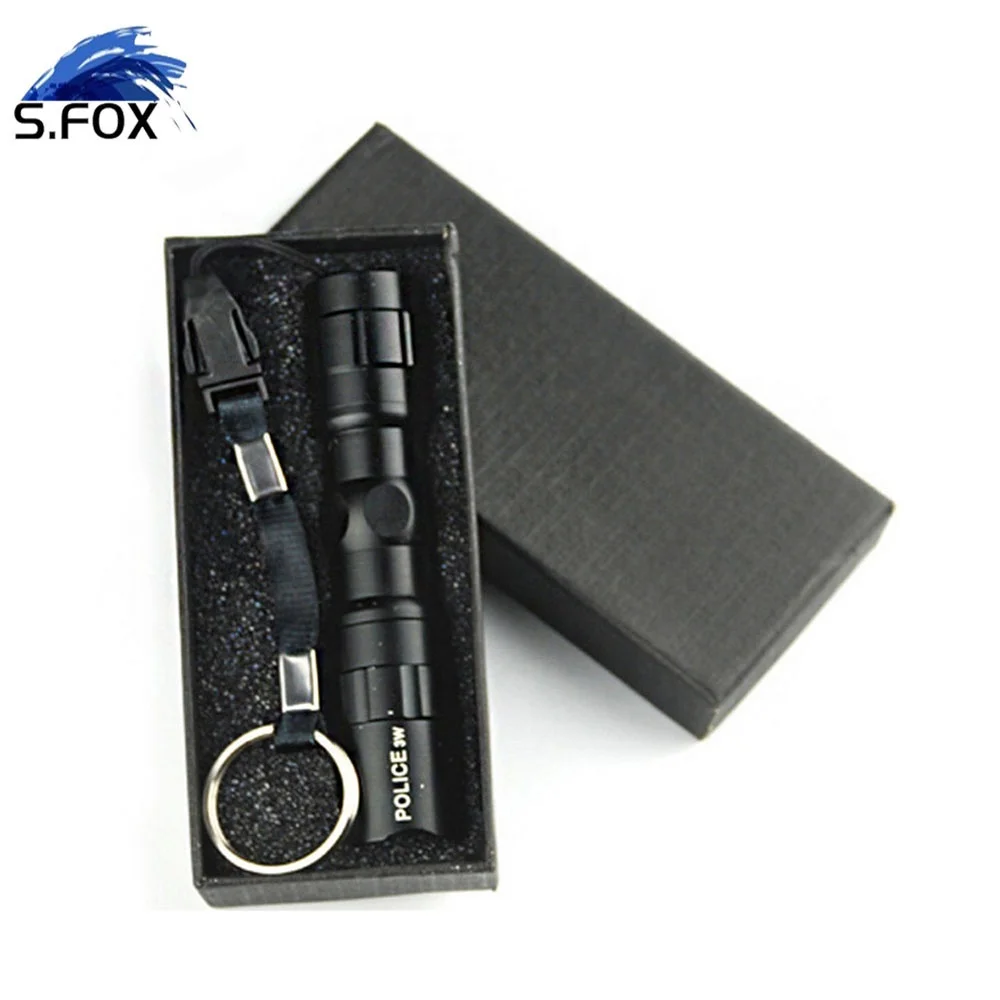Multi-function Mini Portable EDC Waterproof Aluminum 3W Promotional Gift LED Flashlight