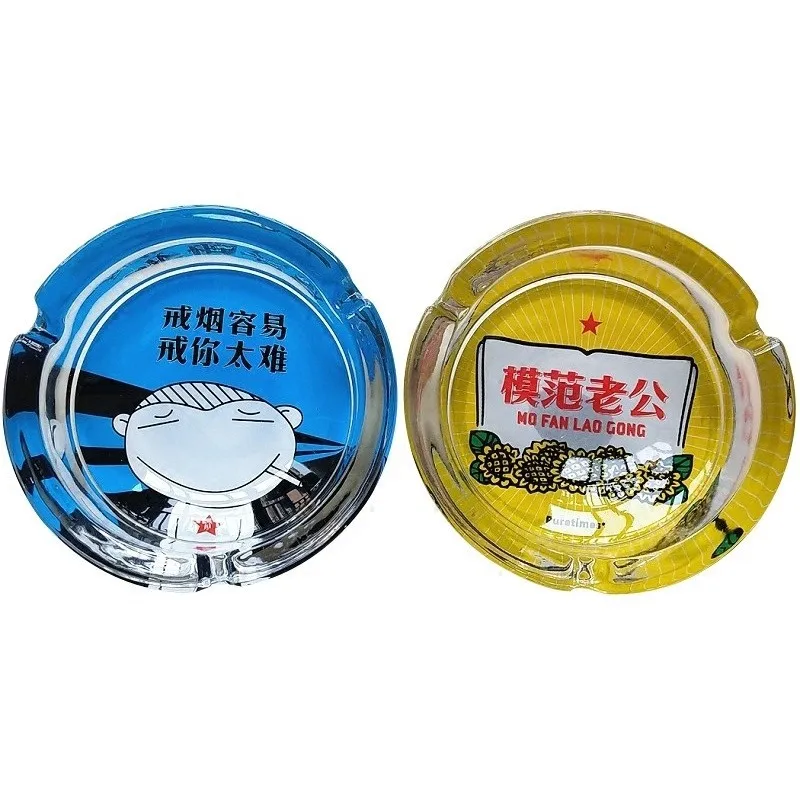 Foil Rim Decal Cigarette Cigar Ashtray Black Gold Wholesale Small Ceramic Original Oem China Pcs Color Design Printing Smoking