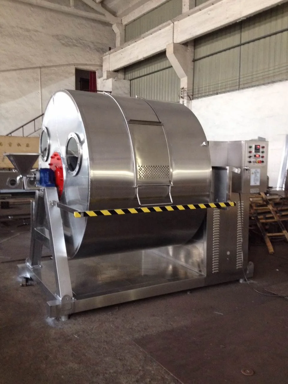 
Interlayer heating stainless steel tannery drum lab drum test drum 