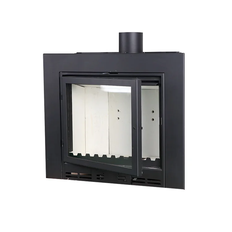 Wall Inserted Landscape Wood Burning Stove Fireplace Room Insert Wood Stove Fires Heater for Home Use