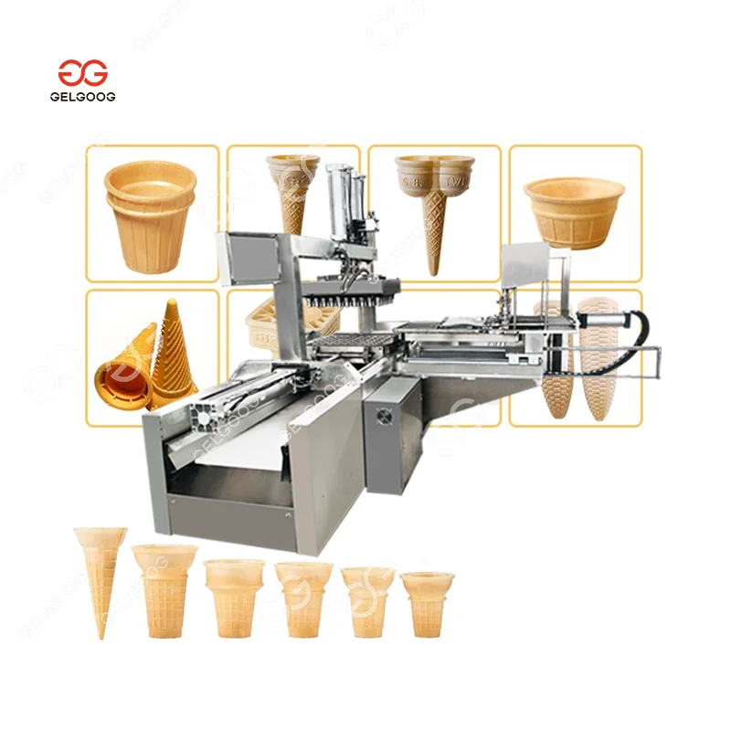 Automatic Egg Cones Para Soft Icecream Wafer Ice Cream Cone Maker Ice Cream Cone Product Line