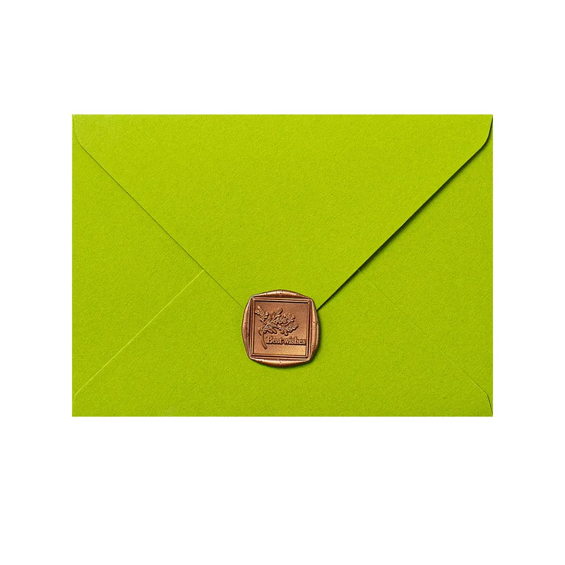 Personalized custom logo luxury thank you card letter packaging wedding invitation paper envelope with incision