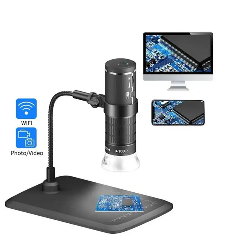Цифровой микроскоп 1080P Wi-Fi HD usb беспроводной перезаряжаемый карманный