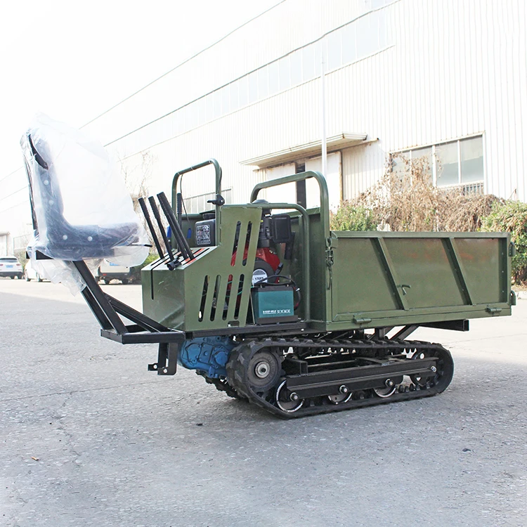 Power Barrow Crawler Tracked Mini Dumper Rubber Track