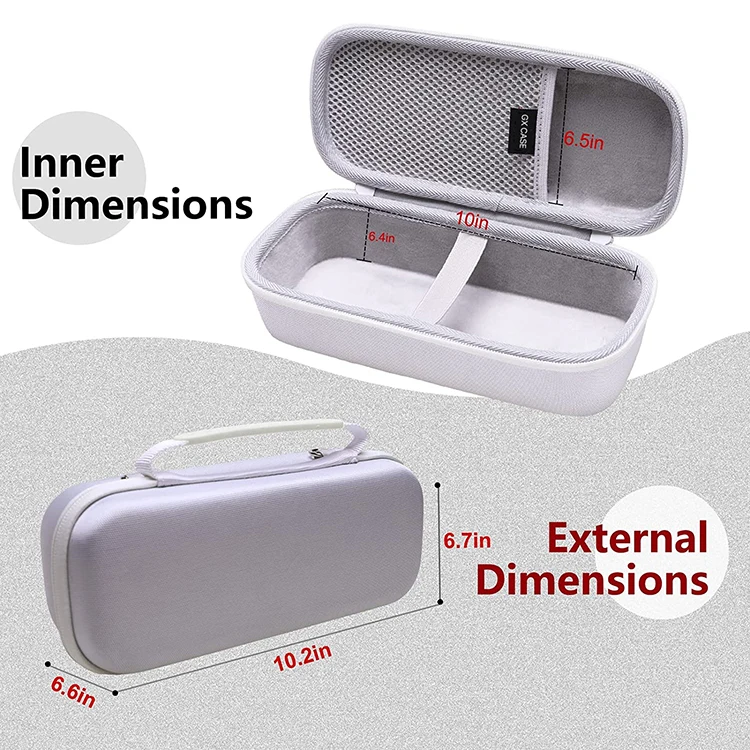 GX Custom Shockproof Hard Eva Speaker Bag Mesh Pocket Wireless Speaker Case for Bose SoundLink Flex