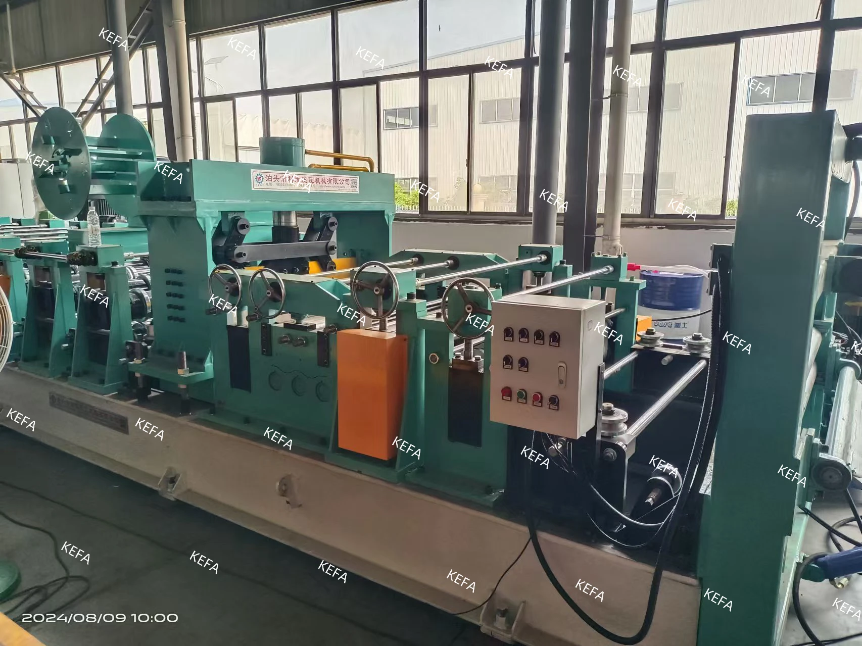 4mm spiral steel powder silo roll forming machine grain bin sheet machine silo sheet roll forming machine