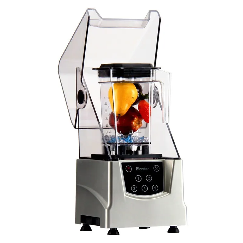 New Immersion High Speed Crush Silent Blender With Cover sound proof Sand Ice Machine Performance Blender Ice Breaker Electric