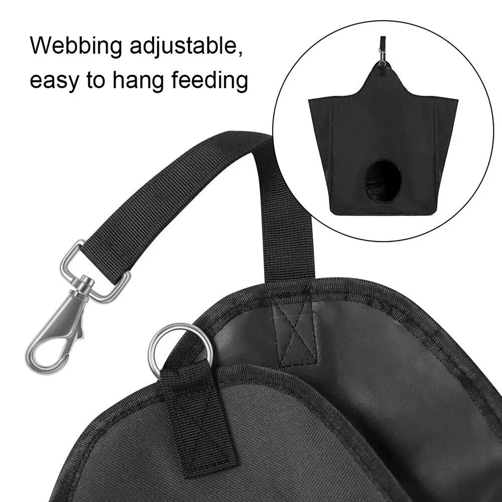 Factory OEM Go Out Slow Feeding Horse Hay Bags Stable Large Bags Convenient Horse Straw Bags
