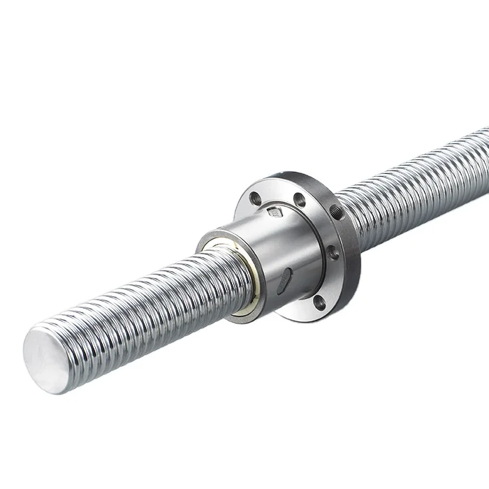 China supplier ball lead screw pairs SFI3210 Round flange with Six mounting holes TBI type ball screws for CNC machinery