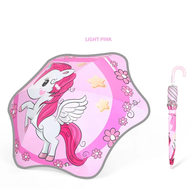 
Hot sale hands free cute kids umbrella rain with logo prints 