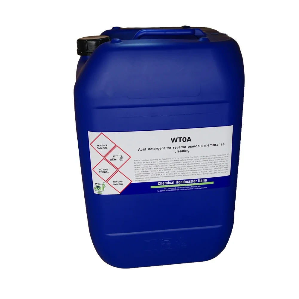 Made in Italy Acid detergent for reverse osmosis membranes  cleaning