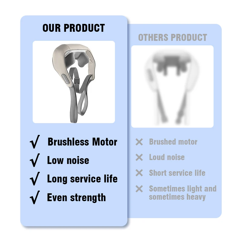 Electric Heating Neck And Shoulder Relaxer 4 Key Kneading Cervical Massage Shawl Pure Acupressure Neck & Shoulder Massager