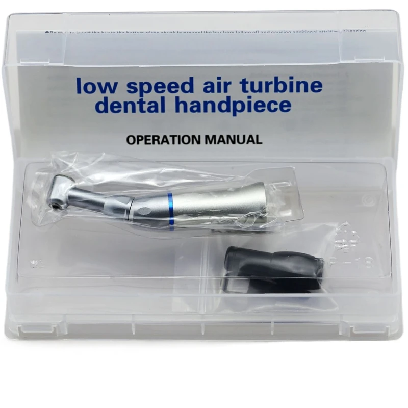 Dental Low Speed Air Turbine Dental Handpiece LS 1L 1-1 Contra Angle Push Button handpieces