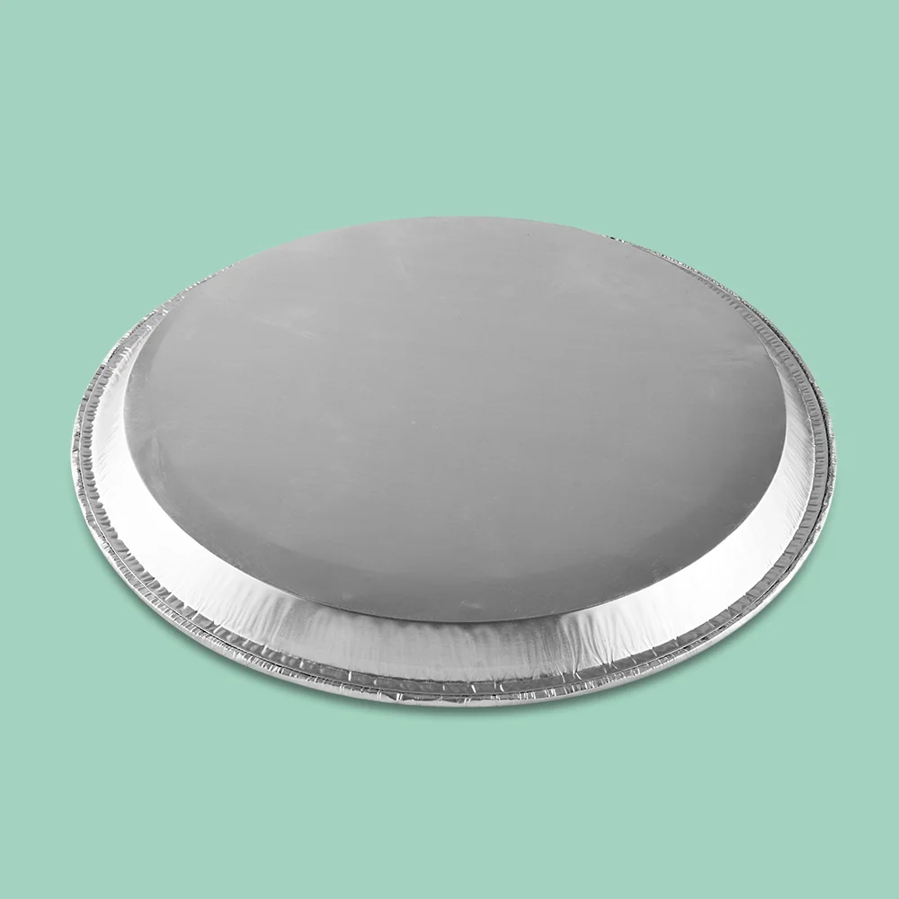 convenient heat resistant round foil plates/ pie pan 12' pizza aluminium tray