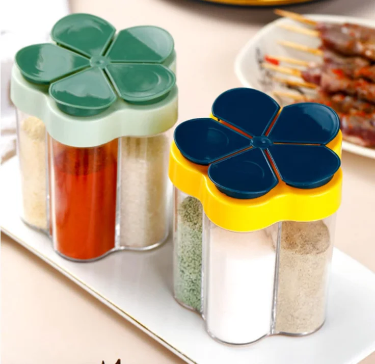 Spices Box Packing Machine Plastic For Spice Antique Wooden Masala Container Compartment Gift Storage Organizer