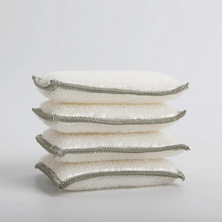 90% бамбуковое волокно оптовая продажа губка для мытья