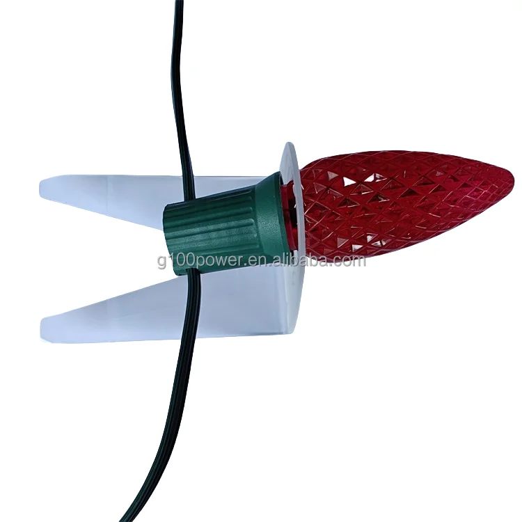 China Wholesale Shingle Tabs Christmas Light Clips for C9 and C7 Light Bulbs Pack of 100