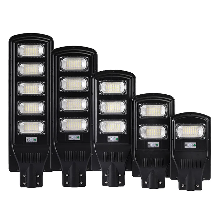 Solar powered Light IP66 Waterproof 300w 400w Solar Street lamp Outdoor With Motion Sensor And Remote Control solar street light