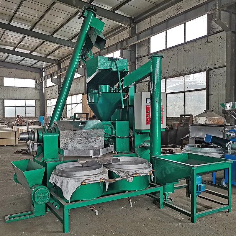 cooking oil press machine for business integrated sunflower cotton oil press machine on sale screw combined oil filter refinery