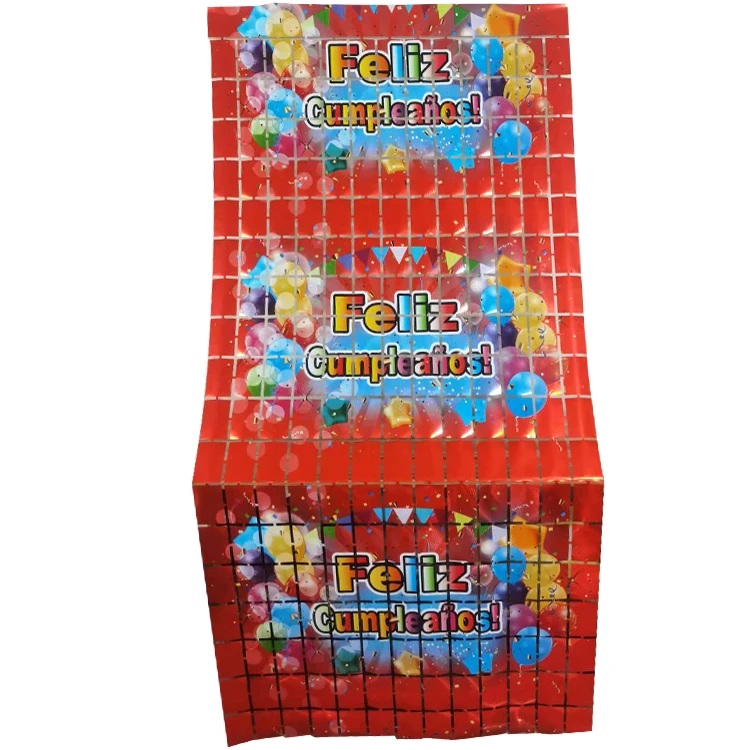 Сделано в Китае, праздничные украшения, воздушные шары, красочные испанские Домашние животные, фольгированные двери, квадратные занавески