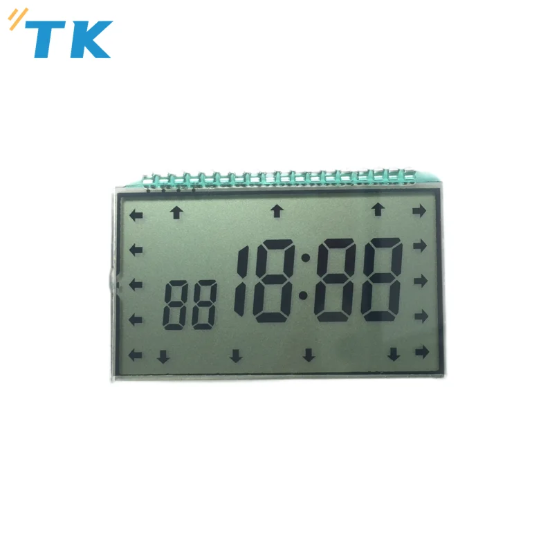 Custom 7 Segment TN HTN type simple LCD display screen for electric meters