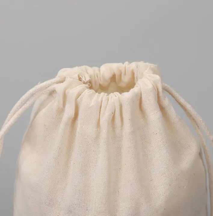 Factory Price Canvas Cotton Drawstring Shoe Bags Cloth Dust Bag Dustbag for shoes