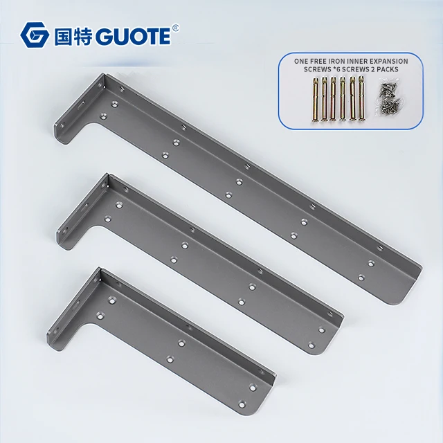 GUOTE Heavy-duty Suspension Stainless Steel Metal Hanging Code Cabinet Support Tv Kitchen Cabinet Hardware Bracket