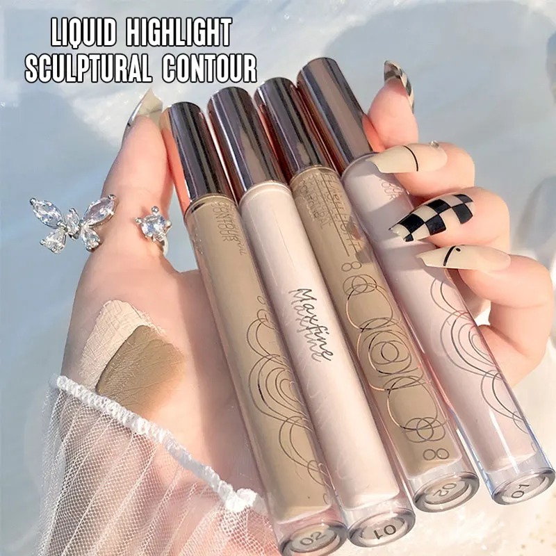 Custom Private Label Highlighting Concealer Liquid Sculptural Contour Portable  Korean Face Make Up