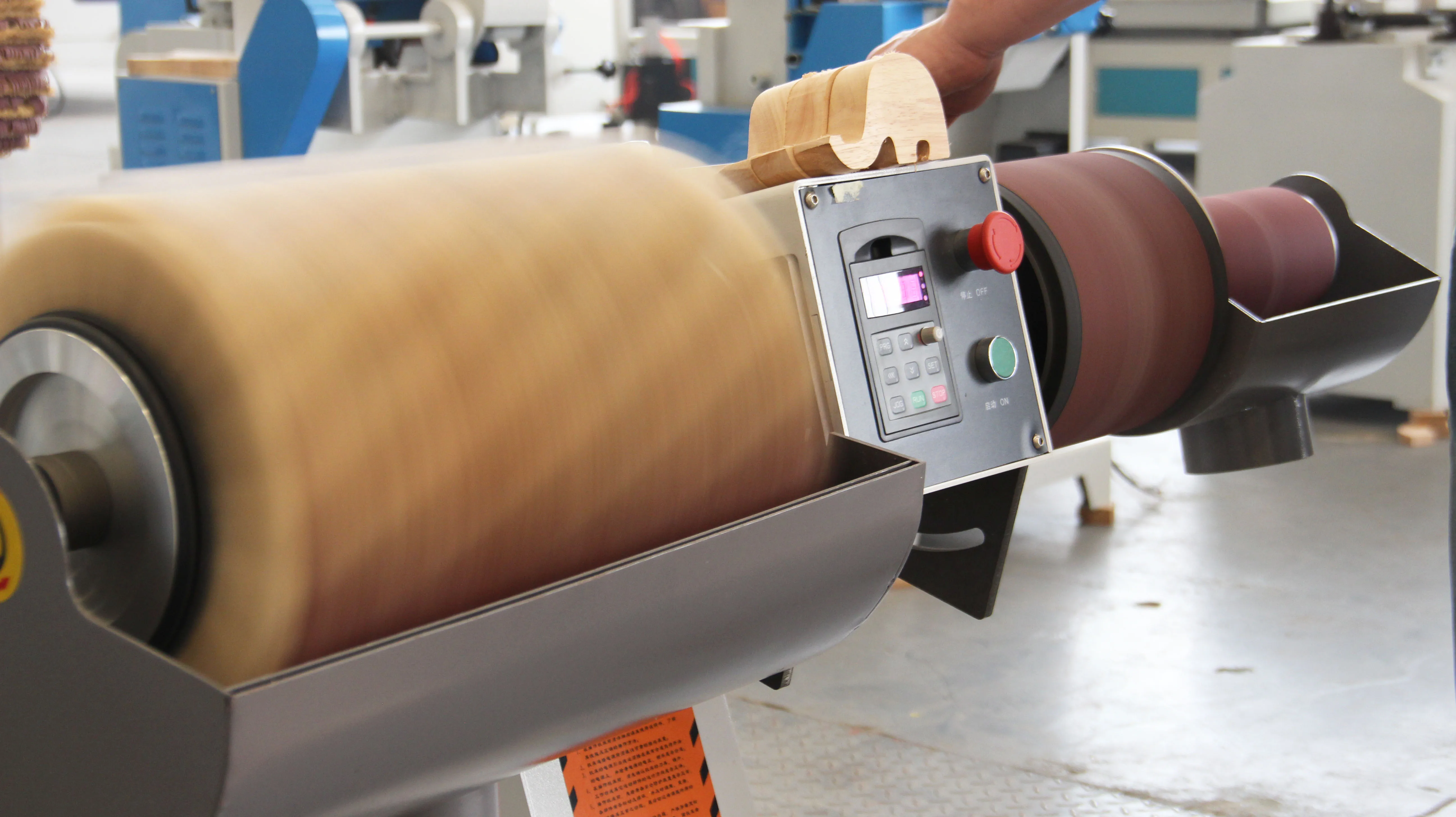 Woodworking brush sanding machine small Mini combination brush sander drum /belt sander