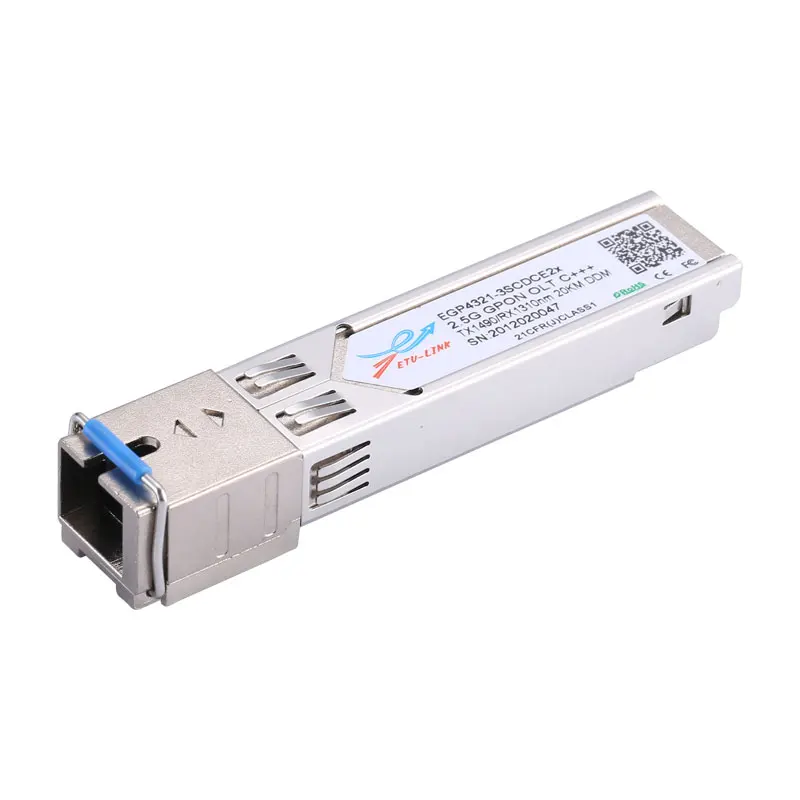 ETU-Link 2.5G GPON OLT SFP C++ 20KM SC Optical Transceiver SFP Modules