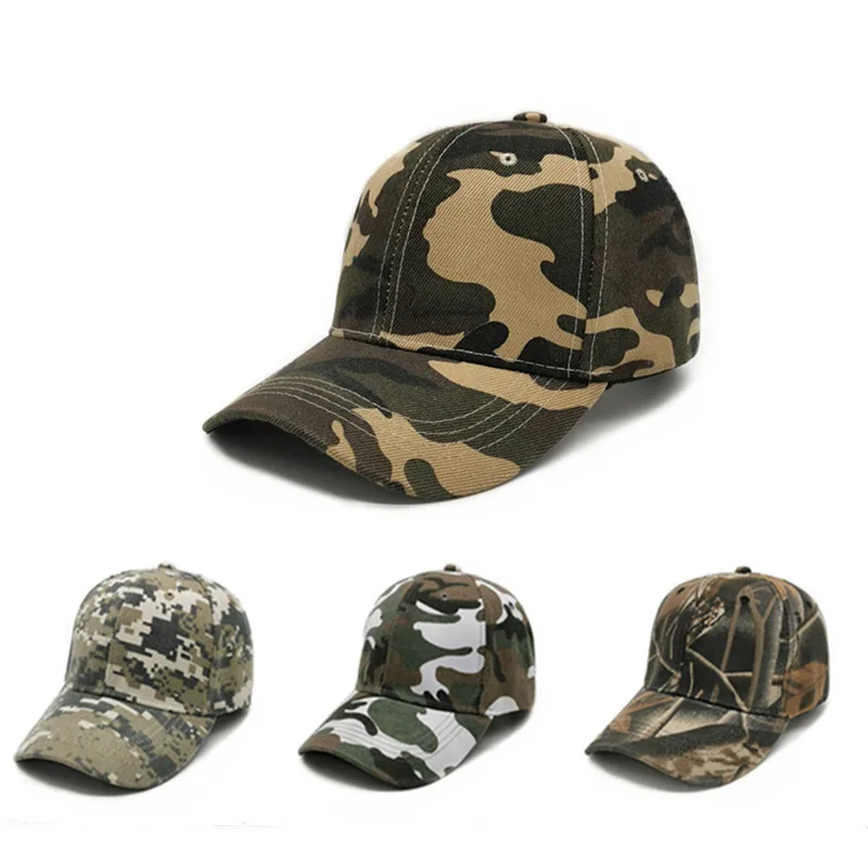 Promotional wholesale camouflage sport caps custom camo baseball cap hat