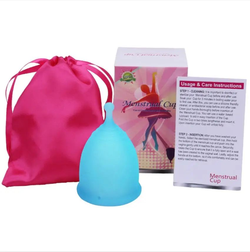 hot sales organic eco friendly reusable menstrual cup grade silicone