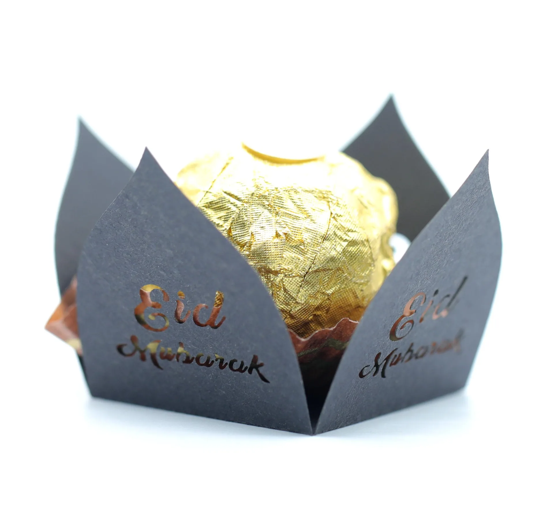 Wholesale Eid Hollow Candy Box Ferrero Chocolate Candy Box Party Paper Lace Gift Box