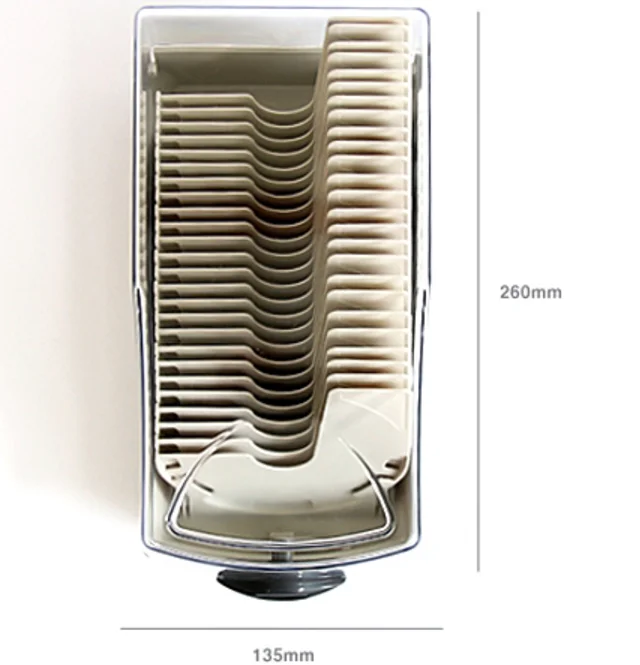 ACTTO  Durable dvd disc Rectangular containers case  box  with 2 keys CD Storage Box  Record Case with  Locks