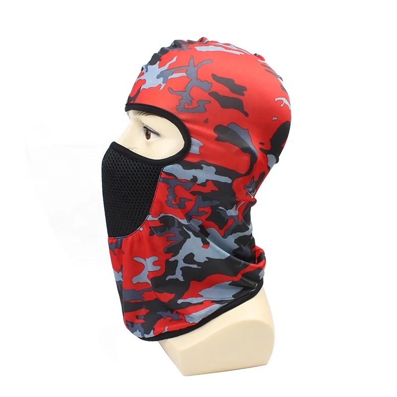 Ice Silk Face Mask Multifunctional Outdoor Bandana Fishing Face Mask Neck Gaiter for Hot Summer Cycling Hiking Fishing