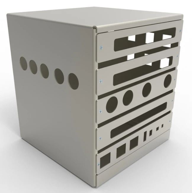 OEM изготовление листового металла корпус для электронных инструментов металлические корпуса IP65 водонепроницаемый металлический